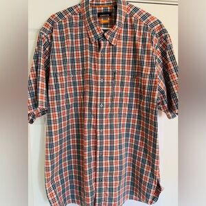 Orvis Active Fit Multicolored Men’s XL Short Sleeve Button Up Shirt